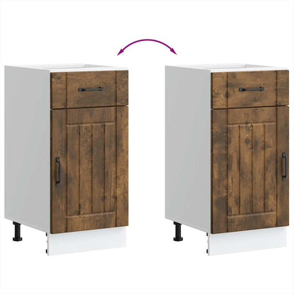 Köksinredning Underskåp för kök Lucca Rökfärgad ek