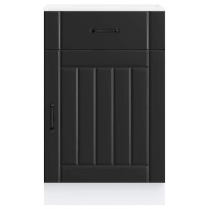 Köksinredning Underskåp Lucca svart