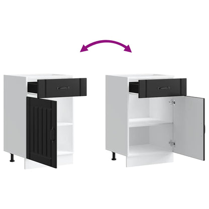 Köksinredning Underskåp Lucca svart