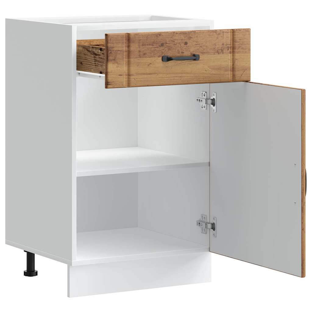 Köksinredning Underskåp Lucca Åldrat Trä