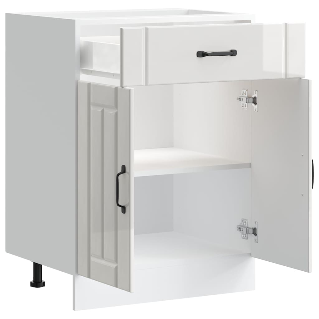Köksinredning Underskåp Lucca Högglans Vit