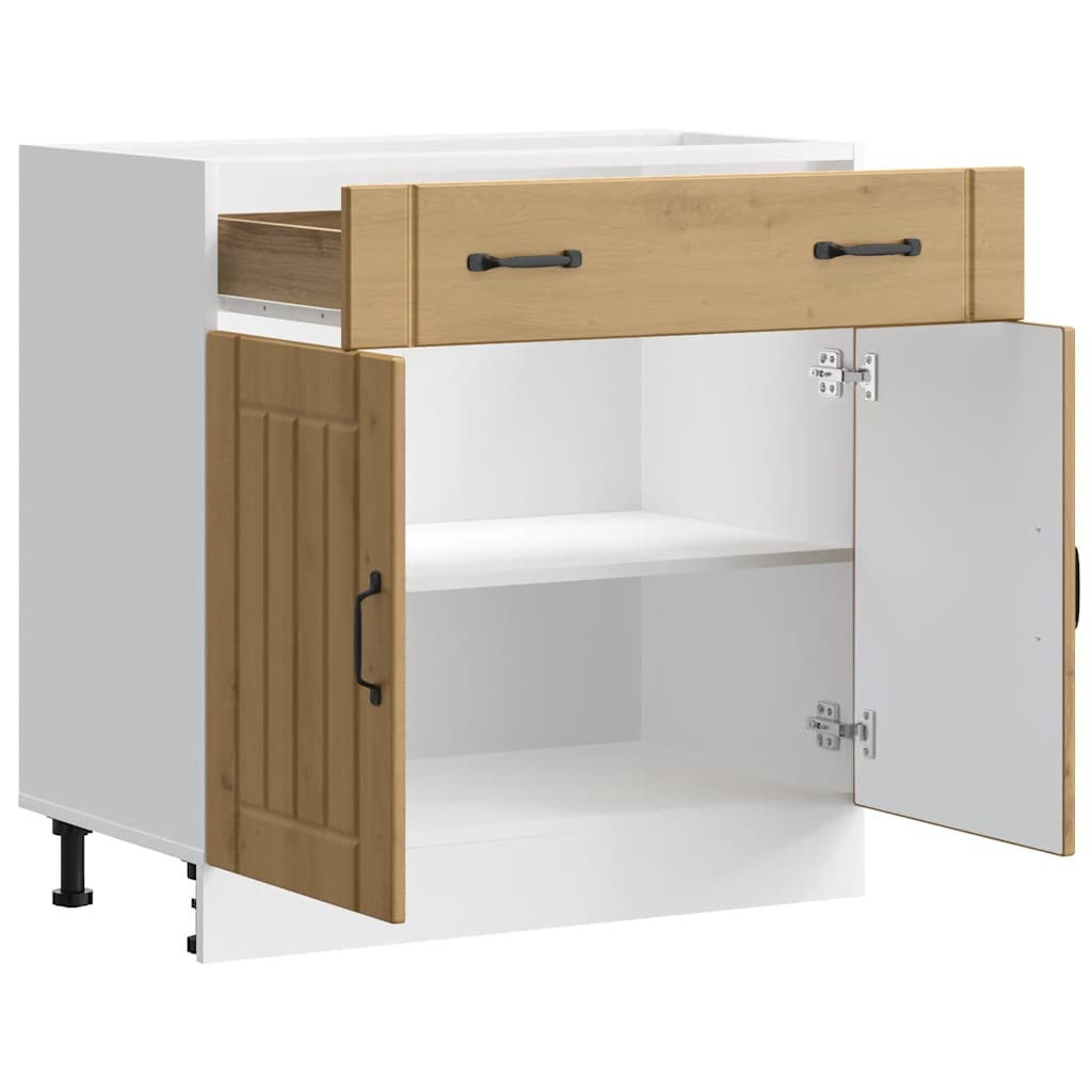 Köksinredning Underskåp Lucca Artisan ek