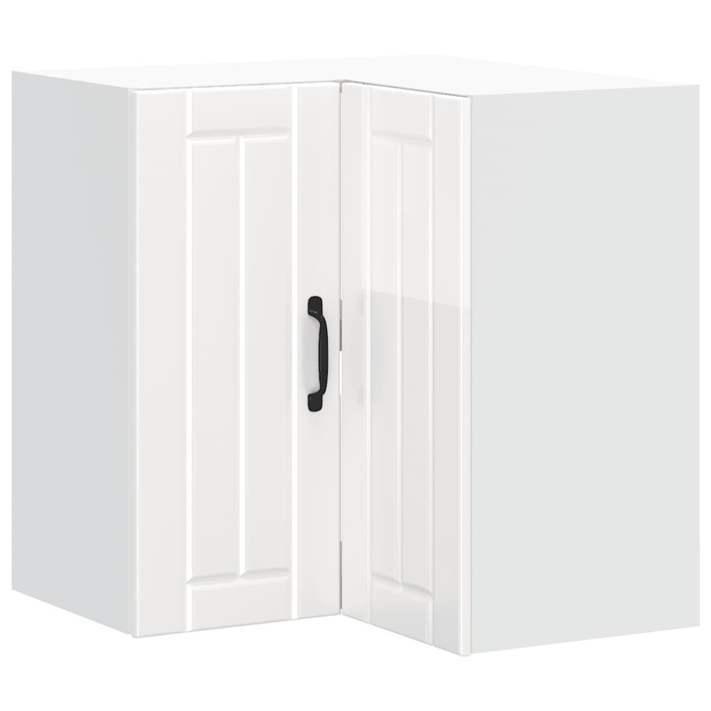 Köksinredning Överskåp Hörnskåp Lucca Högglans Vit