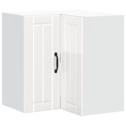 Köksinredning Överskåp Hörnskåp Lucca Högglans Vit