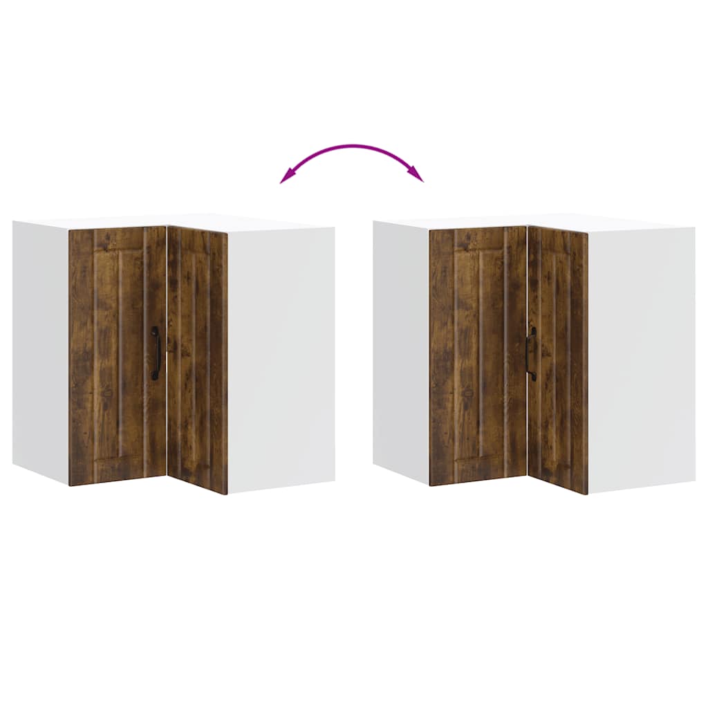 Köksinredning Överskåp Hörnskåp Lucca Rökfärgad ek