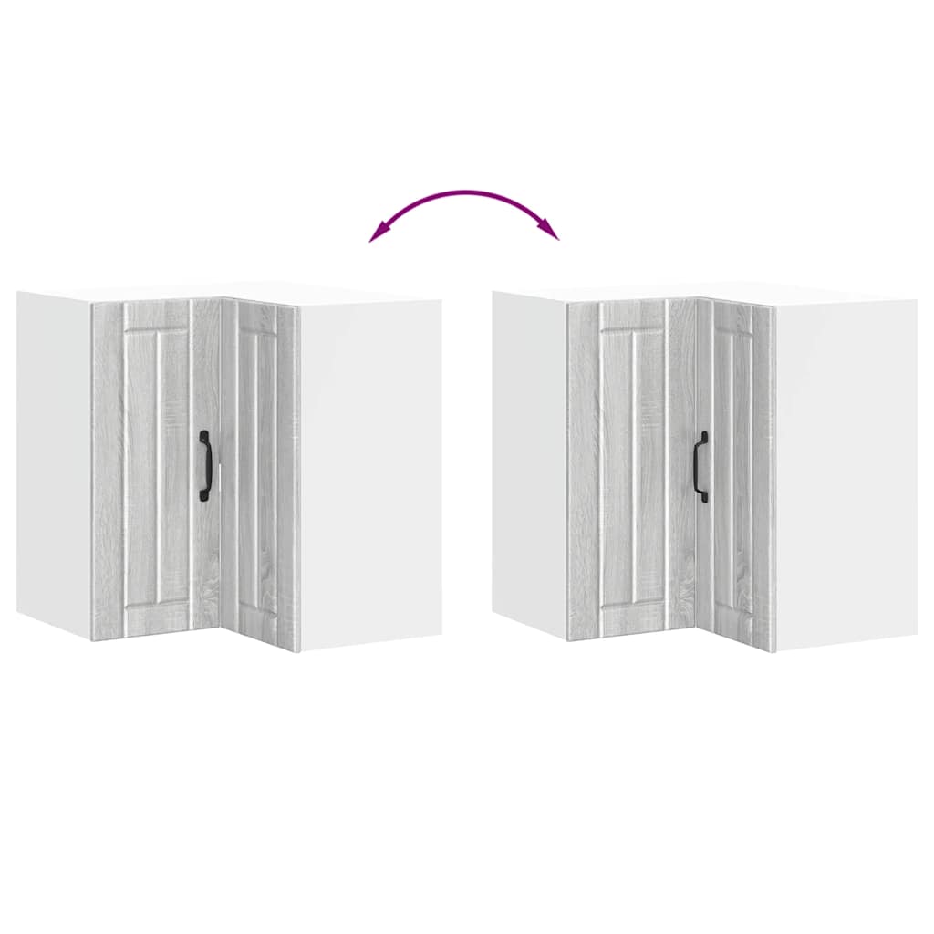 Köksinredning Överskåp Hörnskåp Lucca Sonoma Grå