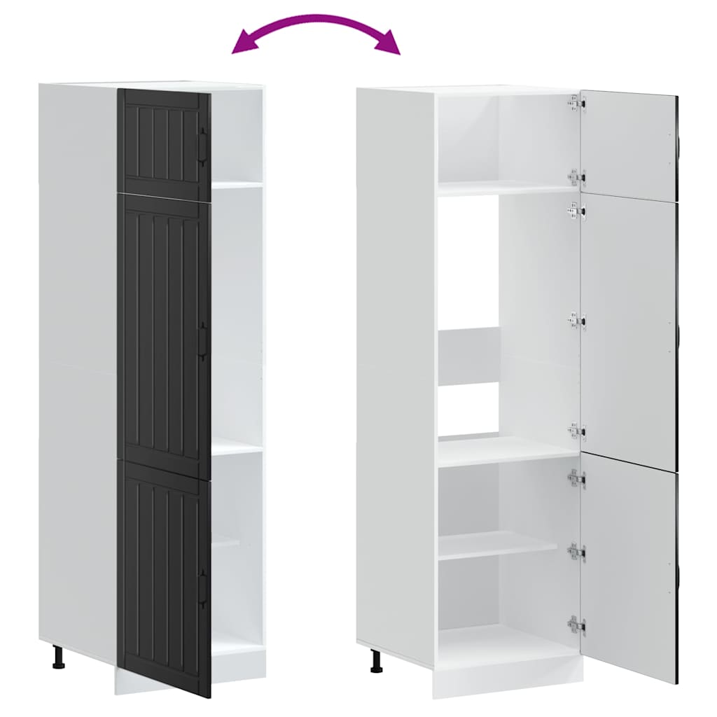 Köksinredning Köksskåp Lucca svart