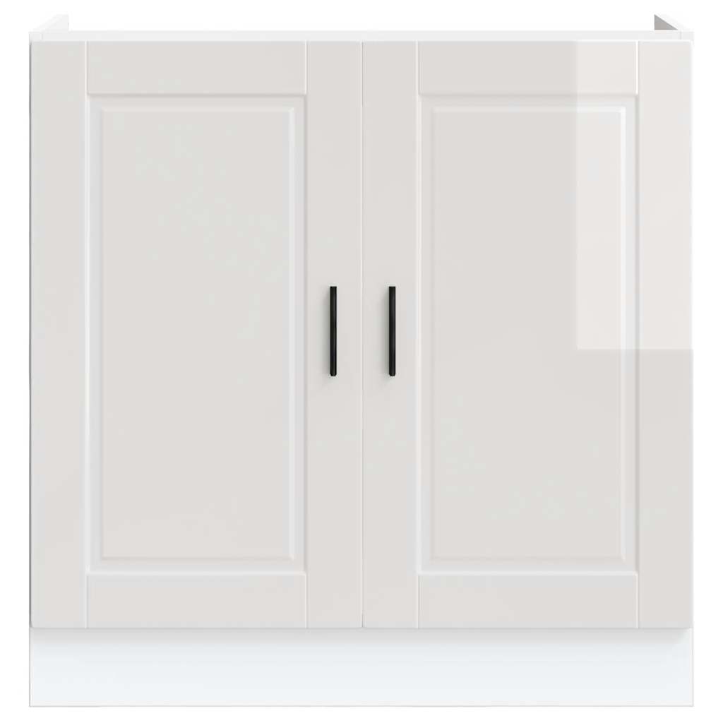 Köksinredning Underskåp Högglans Vit 80x46x81,5 cm