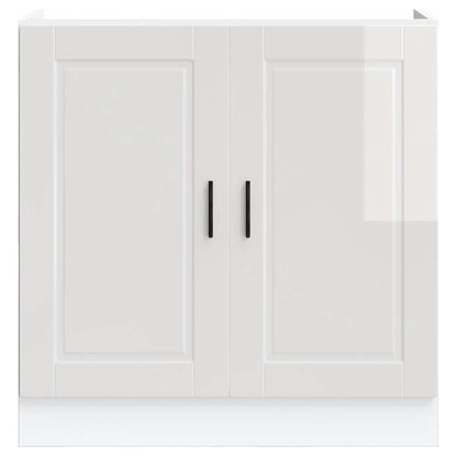 Köksinredning Underskåp Högglans Vit 80x46x81,5 cm