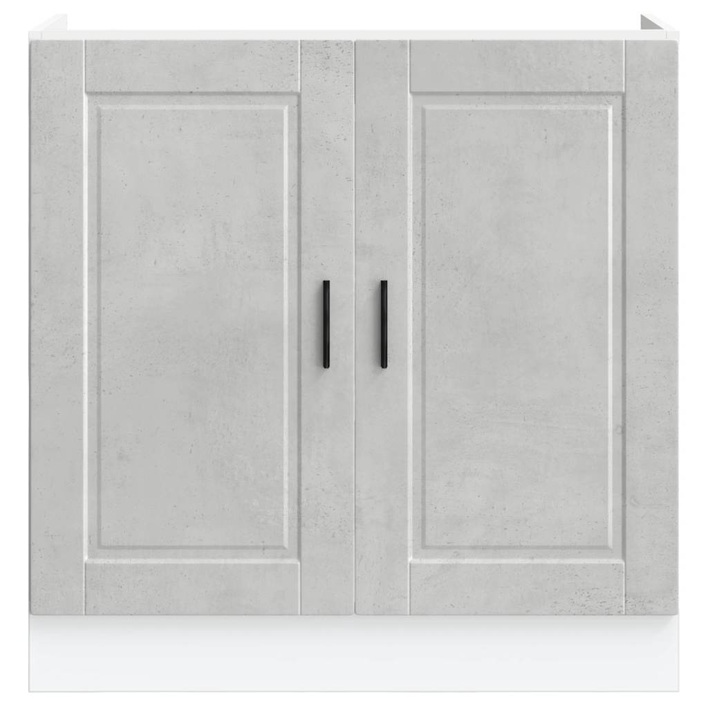 Köksinredning Underskåp Betonggrå 80x46x81,5 cm