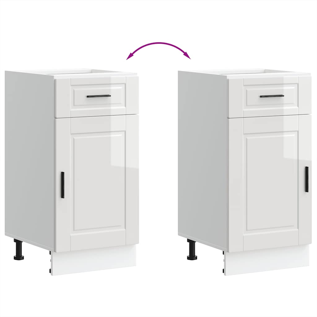 Köksinredning Underskåp Porto Högglans Vit