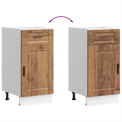 Köksinredning Underskåp Porto Åldrat Trä