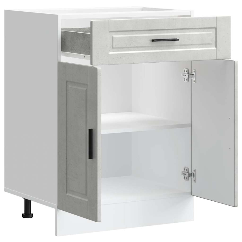Köksinredning Underskåp Porto Betonggrå