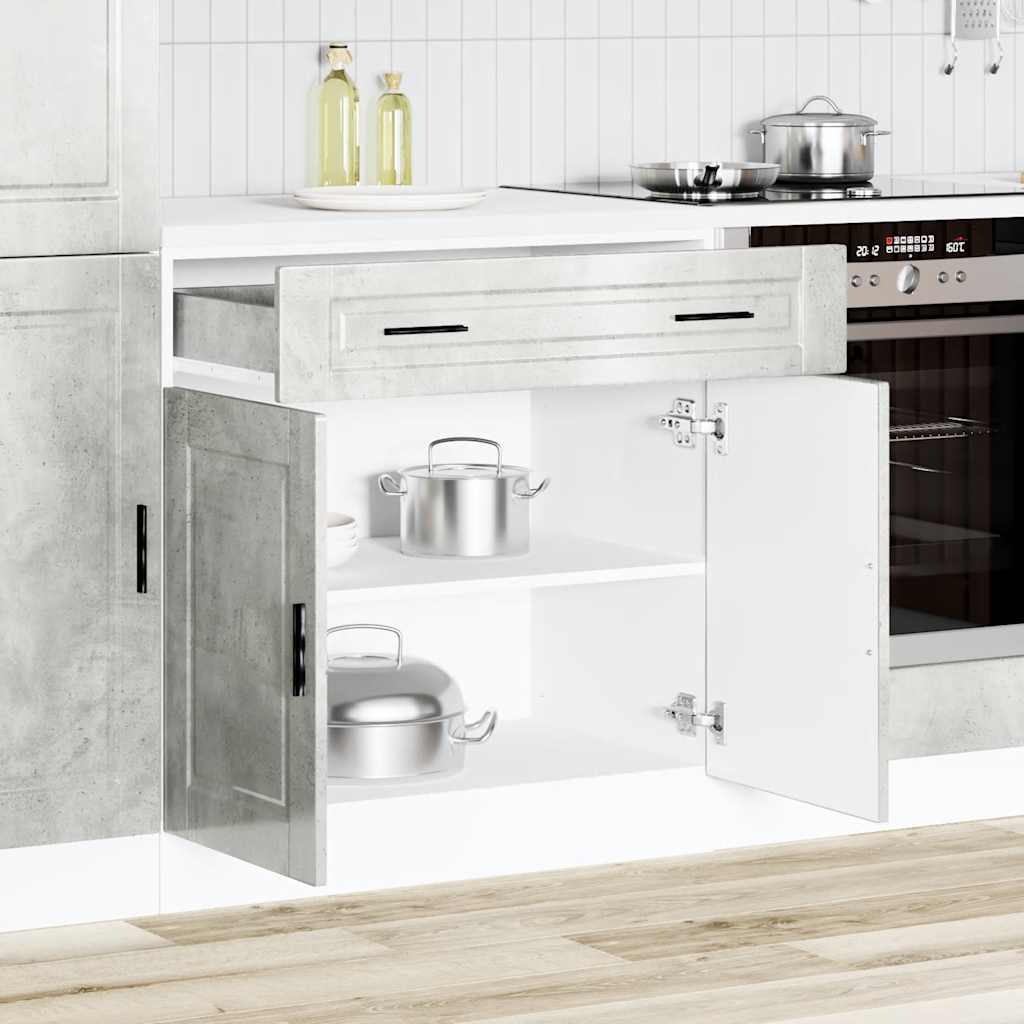 Köksinredning Underskåp Porto Betonggrå