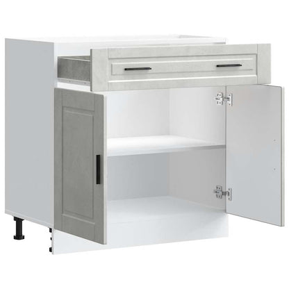 Köksinredning Underskåp Porto Betonggrå