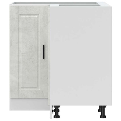 Köksinredning Underskåp Hörnbänkskåp "Porto" Betonggrå