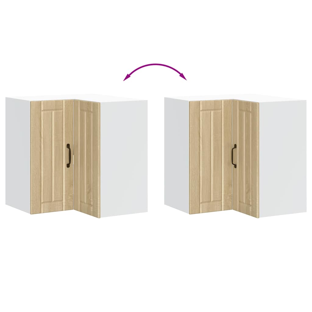 Köksinredning Överskåp hörnskåp Porto Sonoma Ek