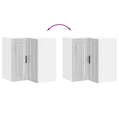 Köksinredning Överskåp hörnskåp Porto Sonoma Grå