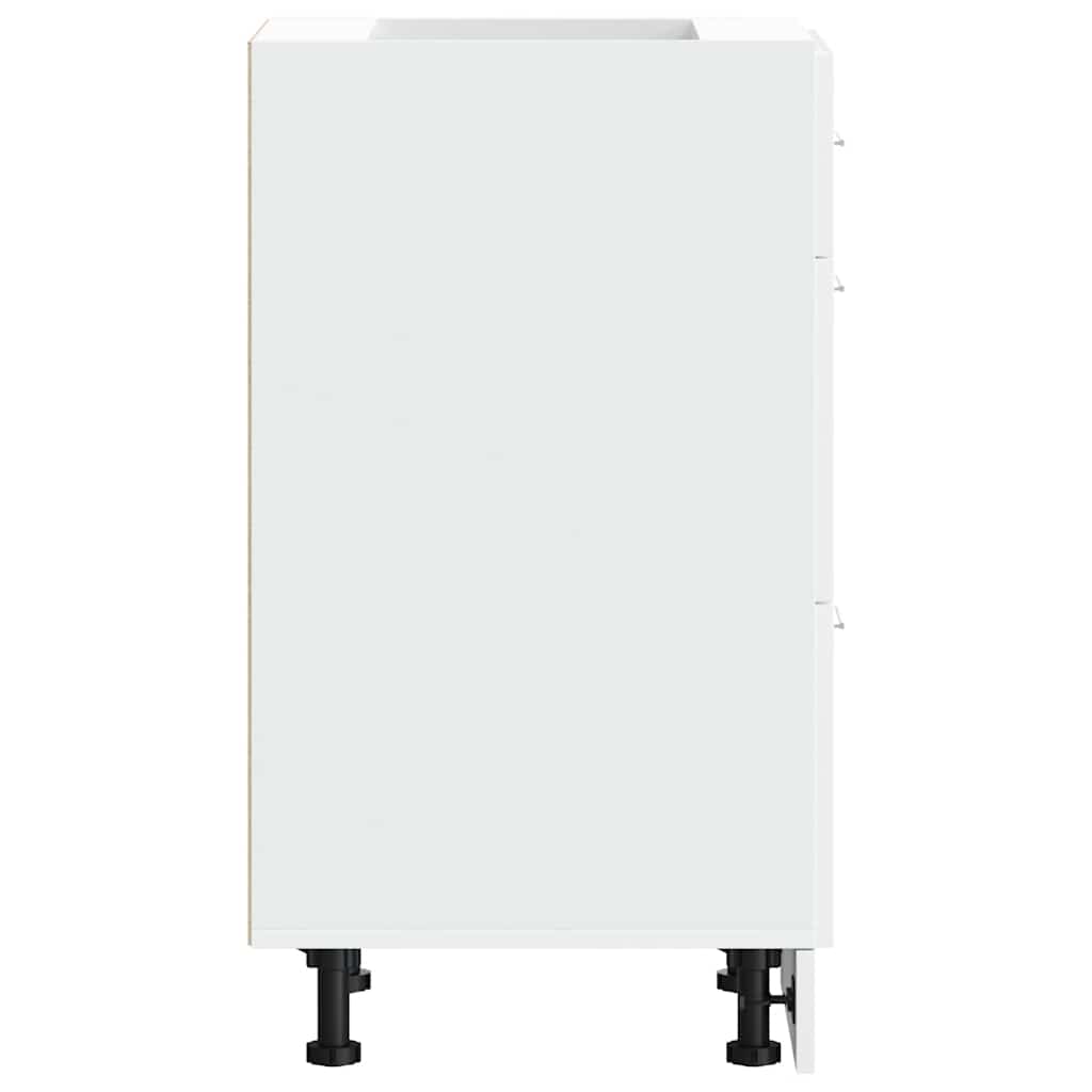 Köksinredning Underskåp Bänkskåp “Lyon” Vit 40x46x81,5 cm