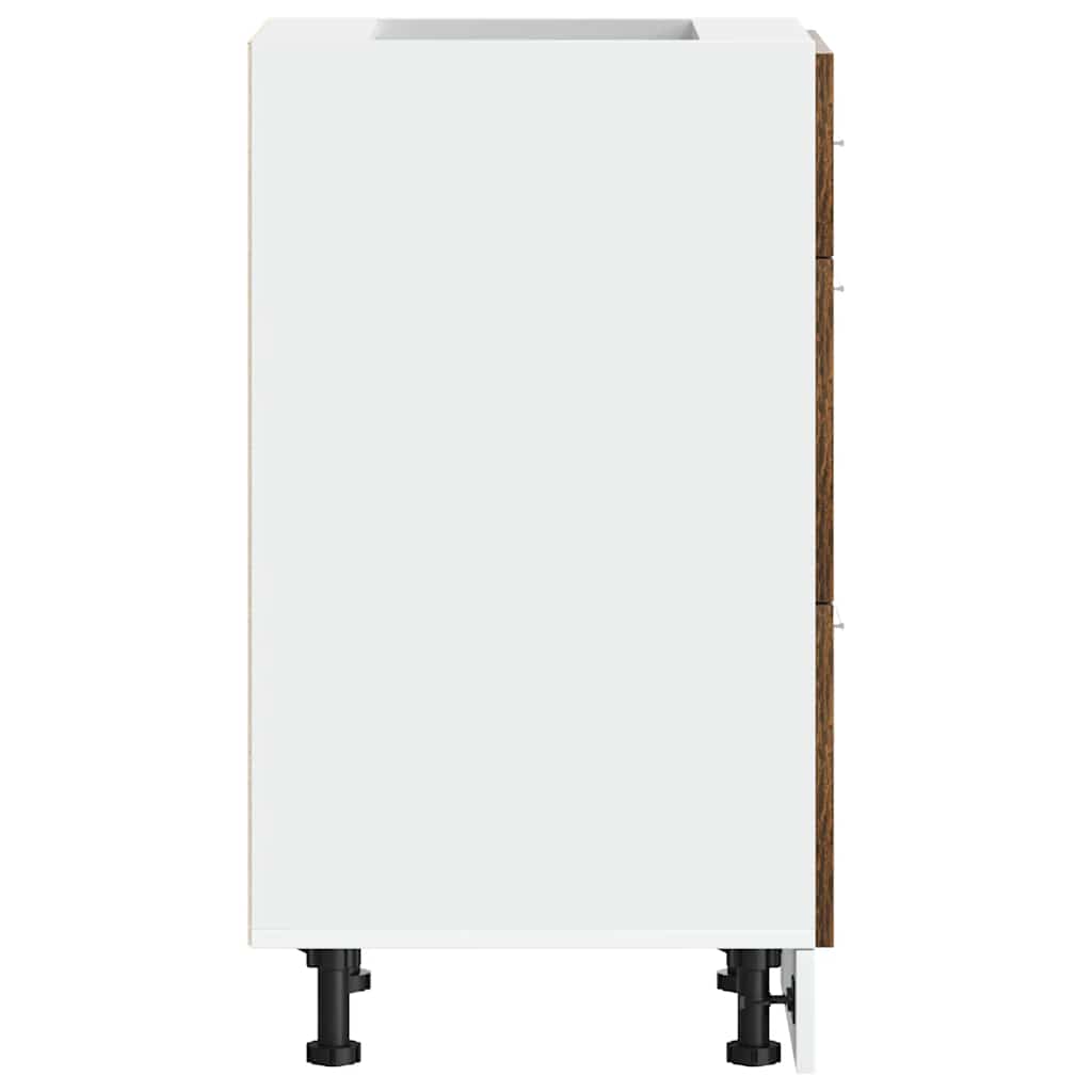 Köksinredning Underskåp Bänkskåp “Lyon” rökt Ek 40x46x81,5 cm