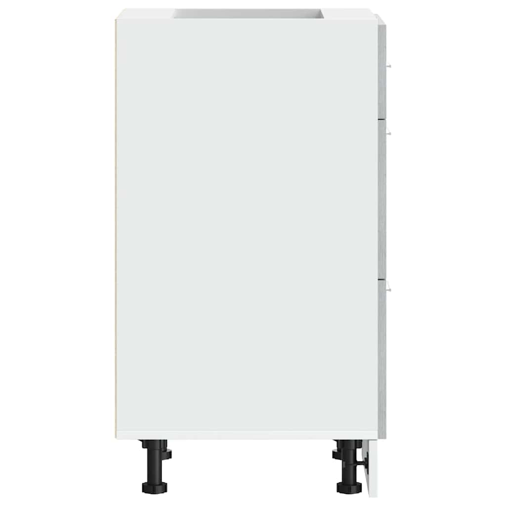 Köksinredning Underskåp Bänkskåp “Lyon” Sonoma Grå 40x46x81,5 cm