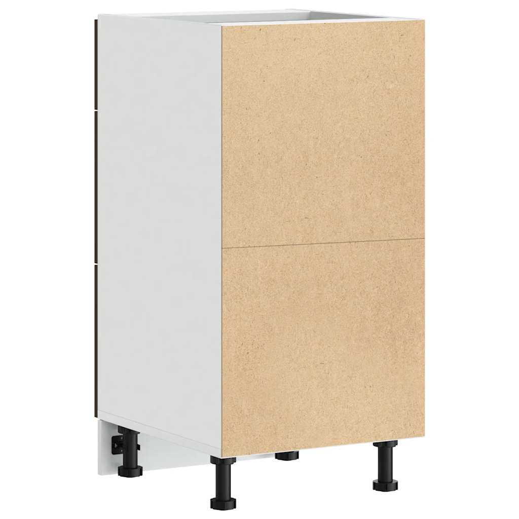 Köksinredning Underskåp Bänkskåp “Lyon” Brun Ek 40x46x81,5 cm