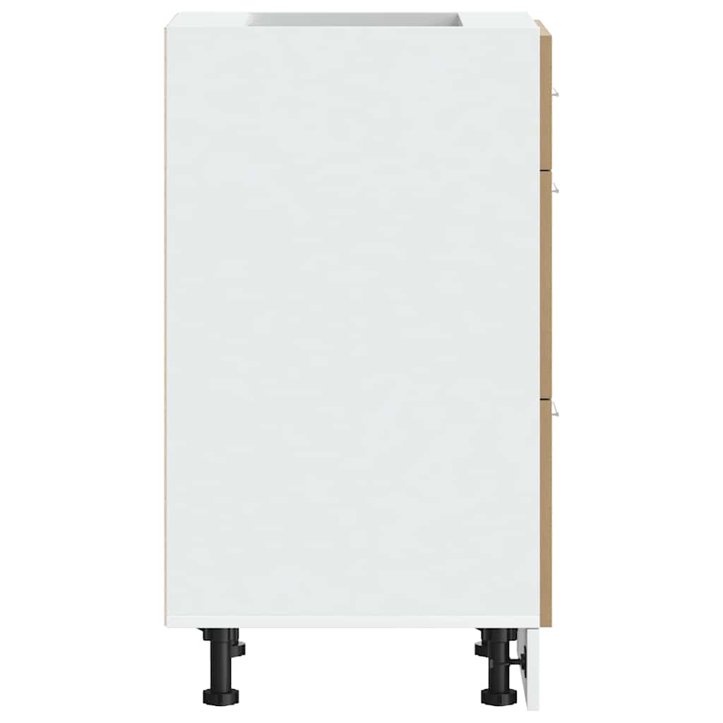 Köksinredning Underskåp Bänkskåp “Lyon” hantverksmässig Ek 40x46x81,5 cm