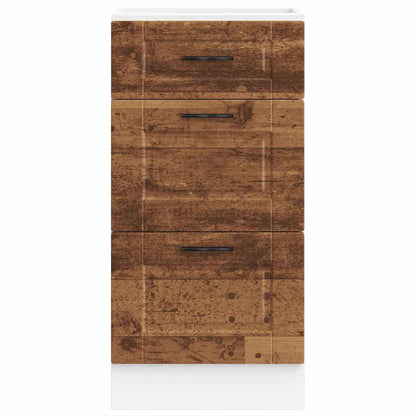 Köksinredning Underskåp Porto Åldrat Trä