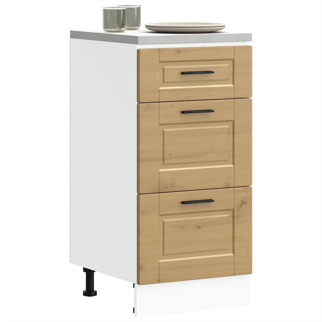 Köksinredning Underskåp Porto Artisan ek