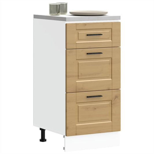 Köksinredning Underskåp Porto Artisan ek