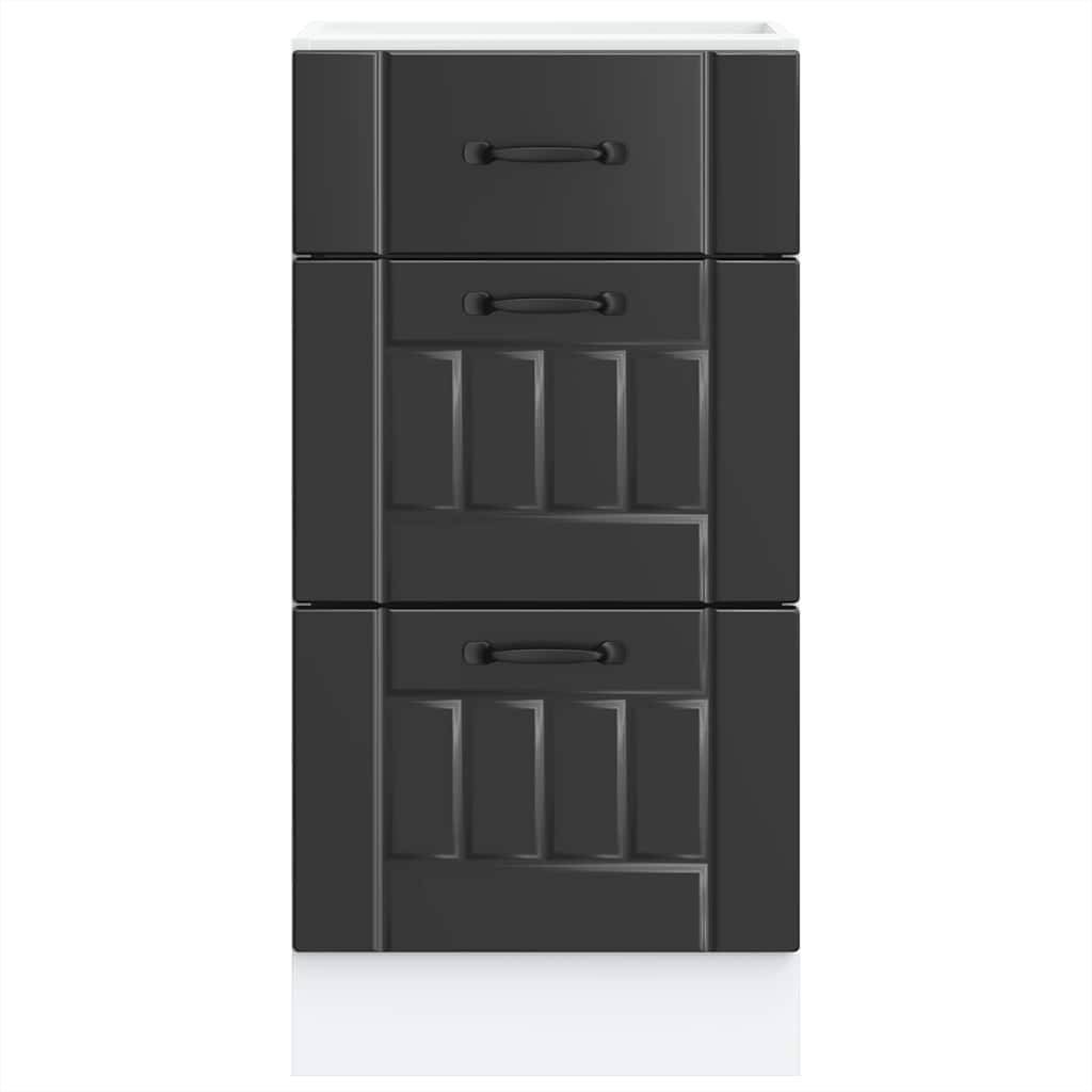 Köksinredning Underskåp Lucca svart