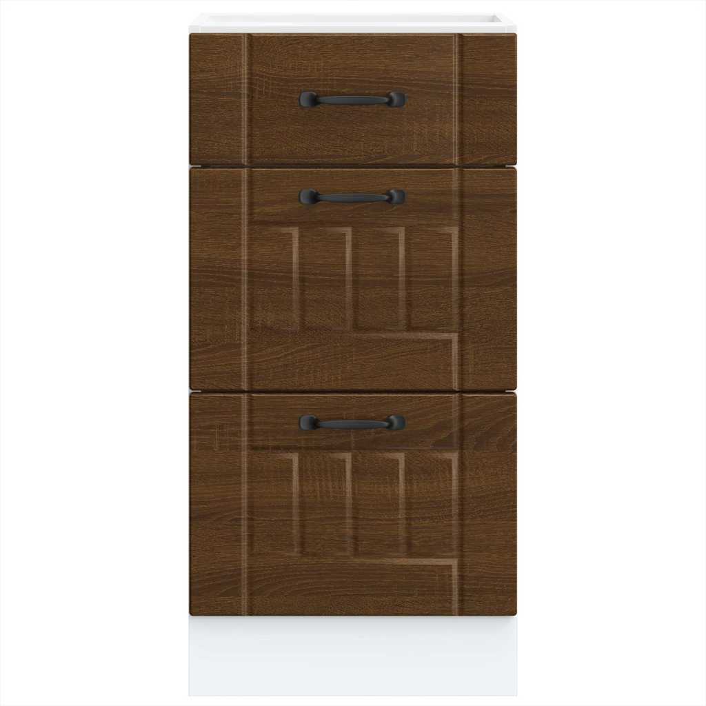 Köksinredning Underskåp Lucca Brun ek