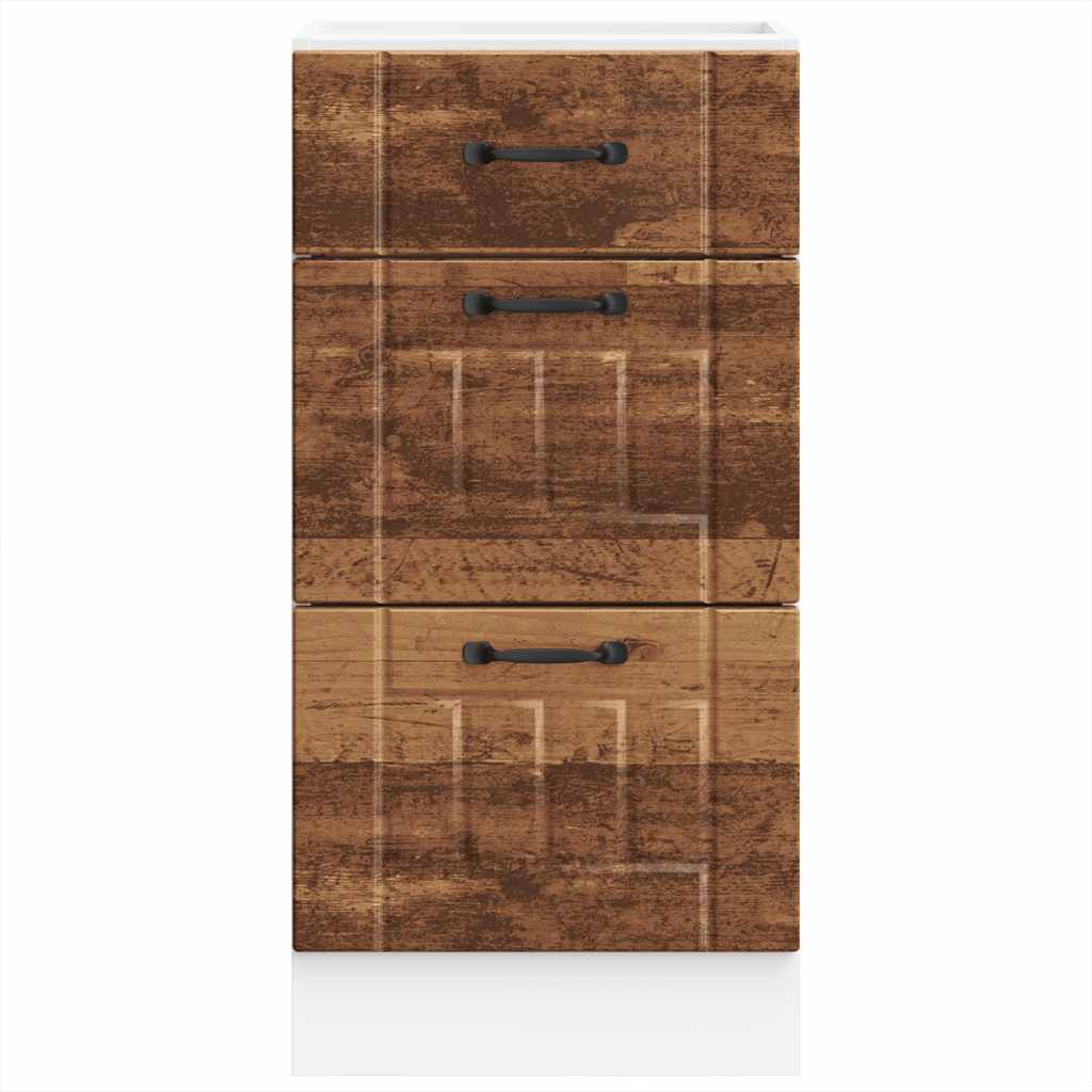 Köksinredning Underskåp Lucca Åldrat Trä