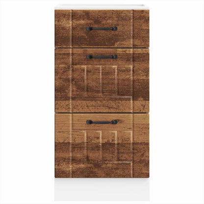 Köksinredning Underskåp Lucca Åldrat Trä