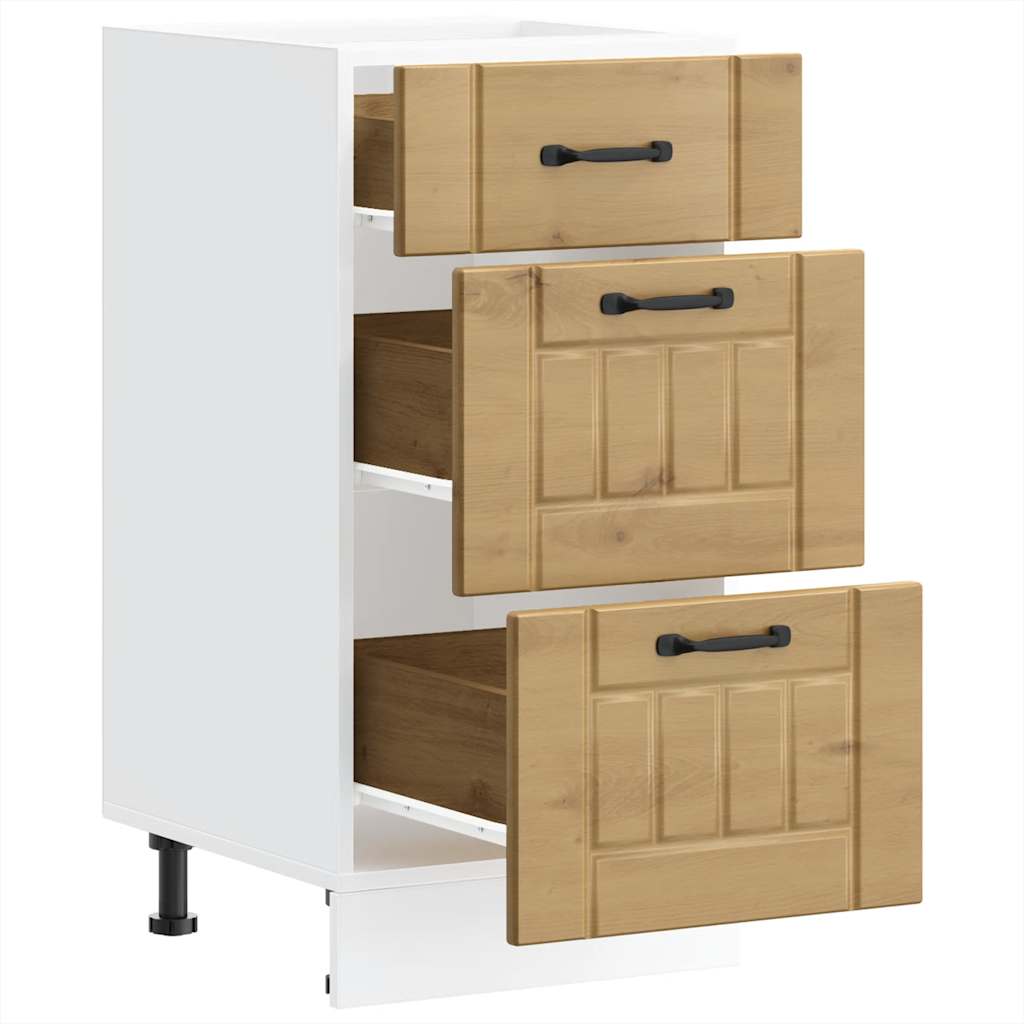 Köksinredning Underskåp Lucca Artisan ek