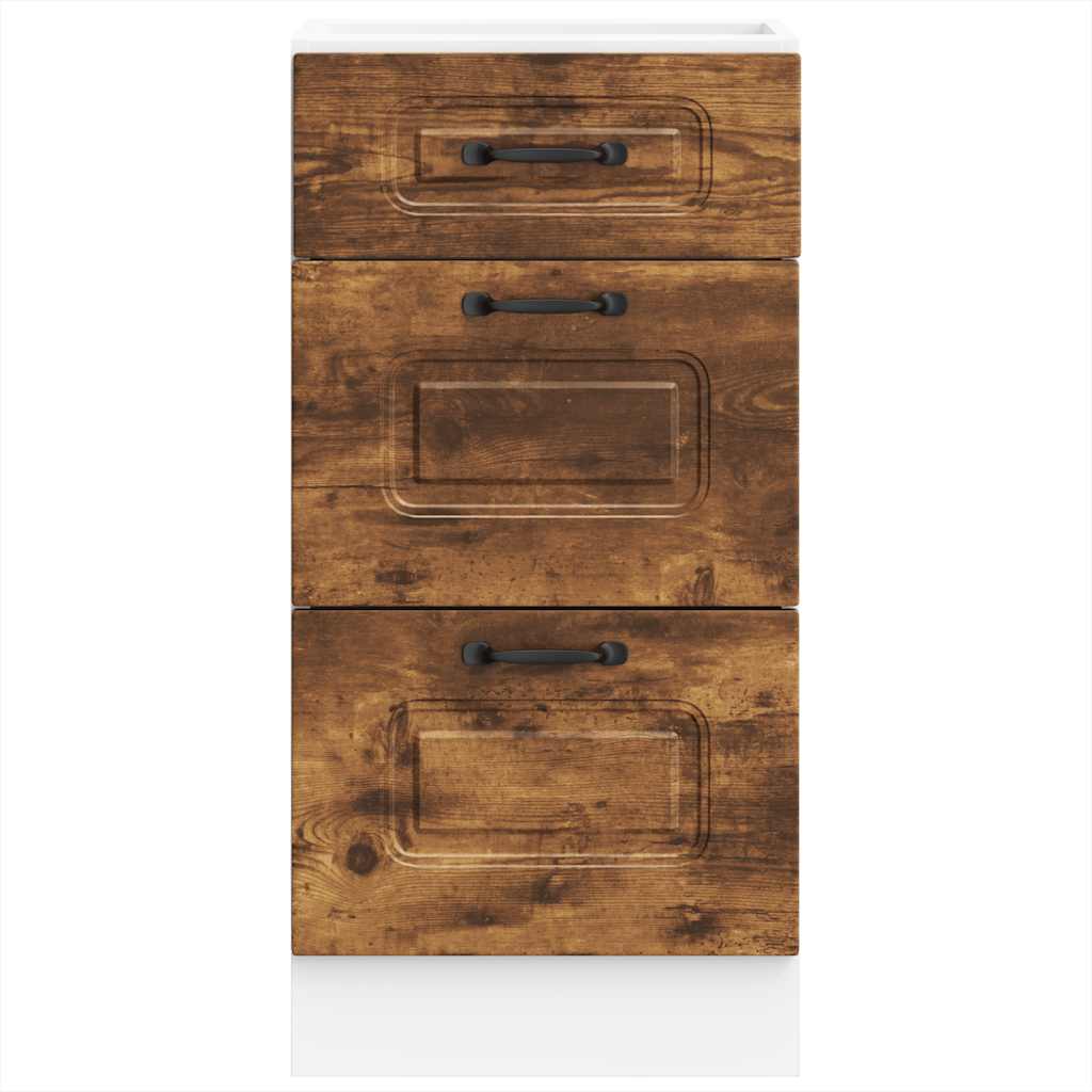 Köksinredning Underskåp Kalmar Rökfärgad ek