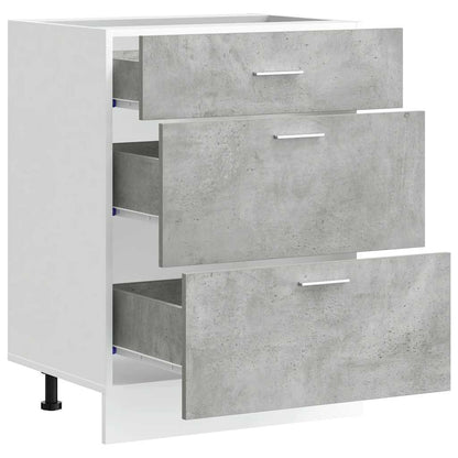 Köksinredning Underskåp “Lyon”i betong grå