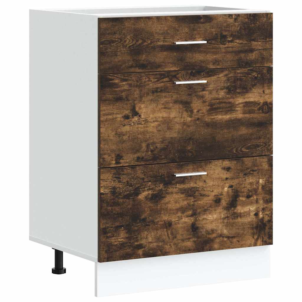 Köksinredning Underskåp “Lyon” rökt ek