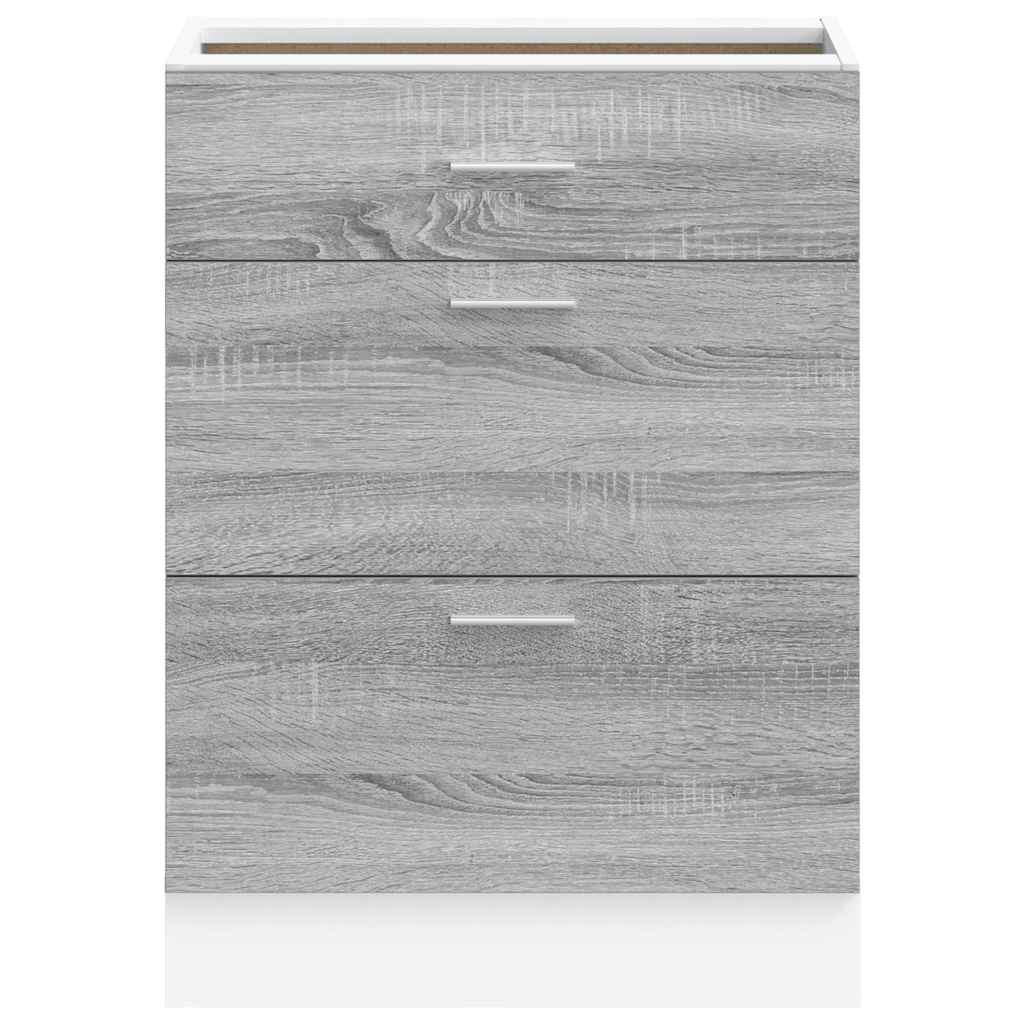 Köksinredning Underskåp för kök “Lyon” Sonoma Grå