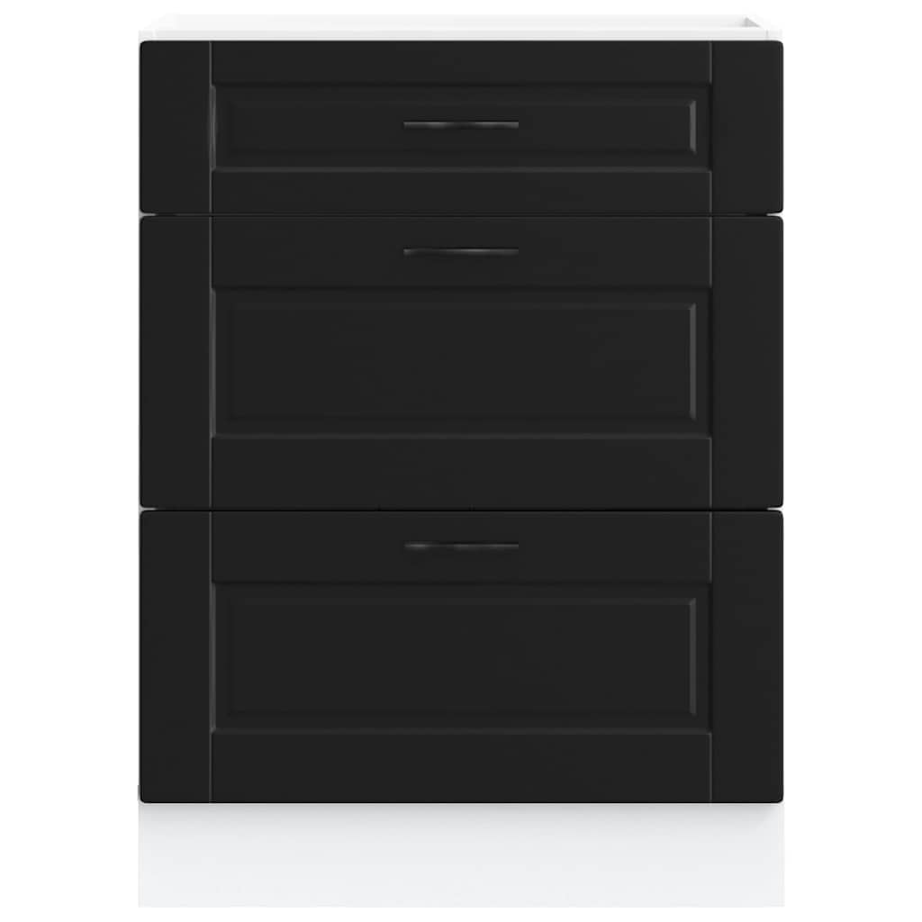 Köksinredning Underskåp Porto svart