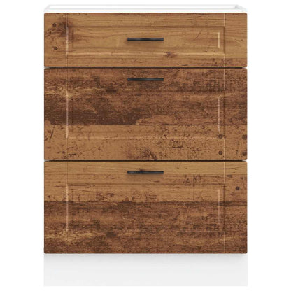 Köksinredning Underskåp Porto Åldrat Trä