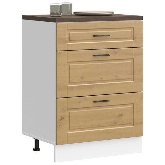 Köksinredning Underskåp Porto Artisan ek