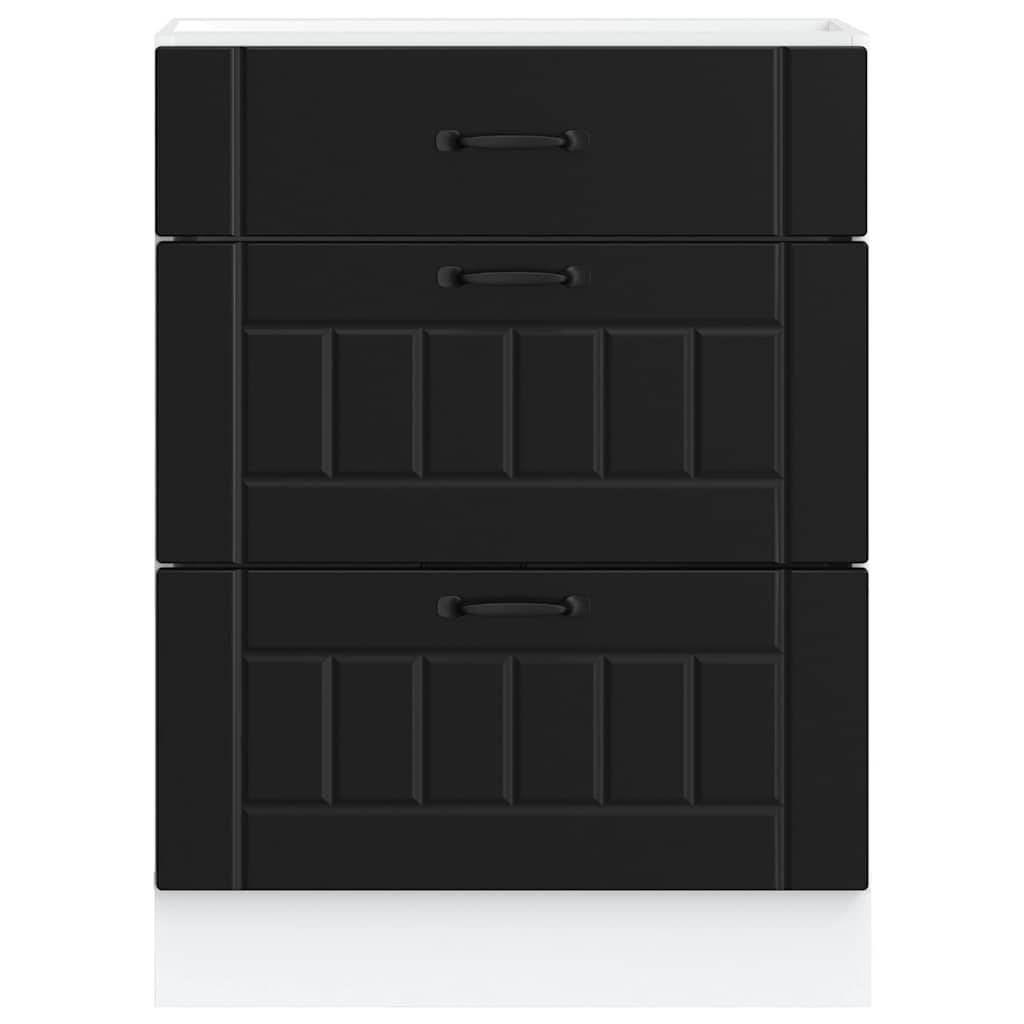 Köksinredning Underskåp Lucca svart