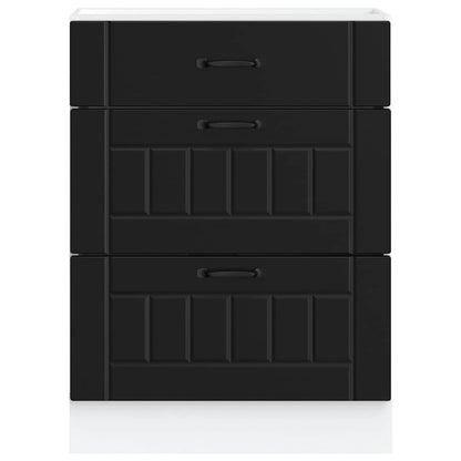 Köksinredning Underskåp Lucca svart