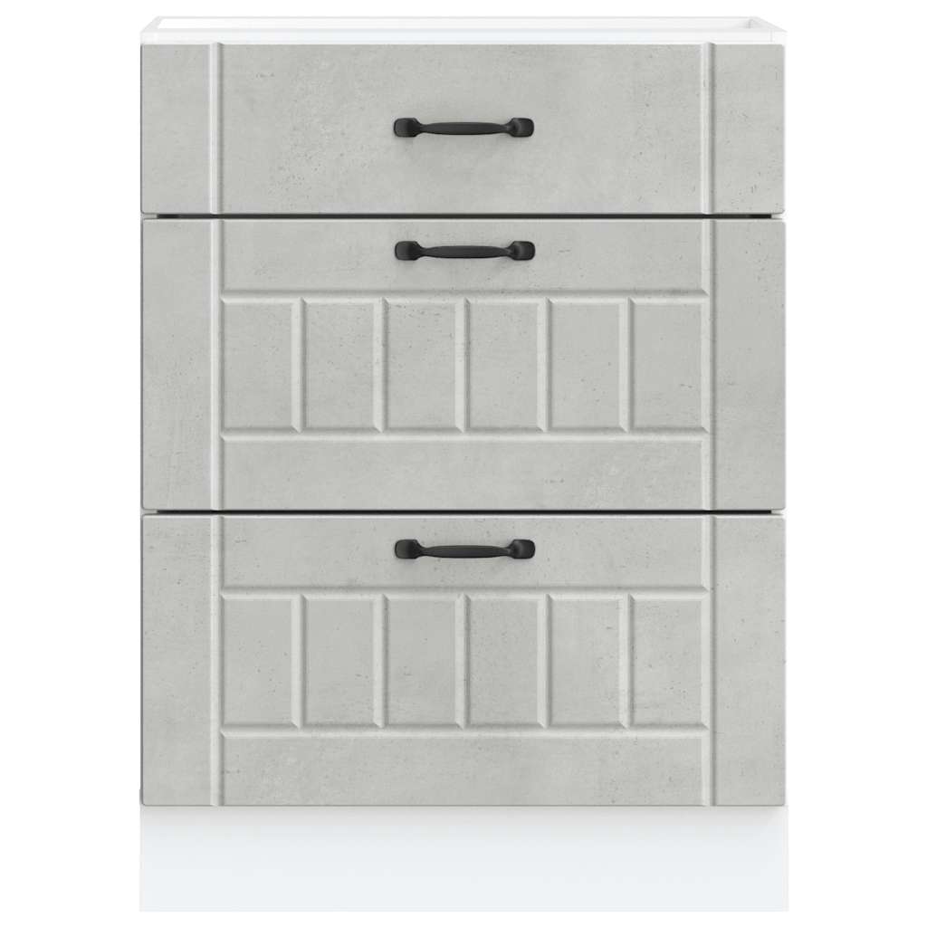 Köksinredning Underskåp Lucca Betonggrå