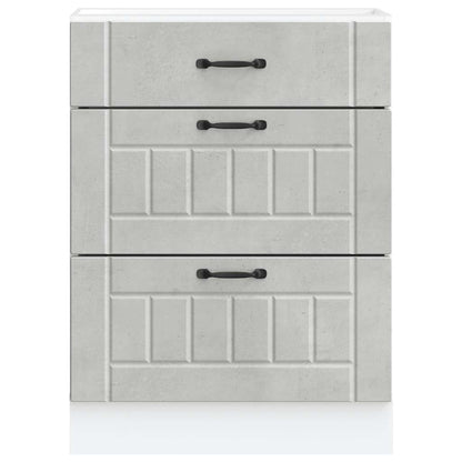 Köksinredning Underskåp Lucca Betonggrå