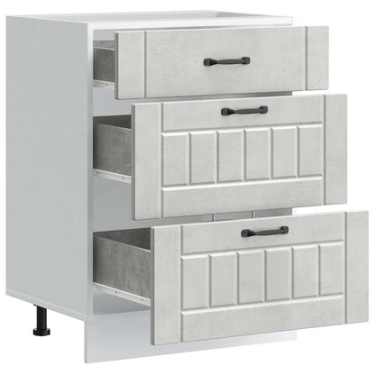 Köksinredning Underskåp Lucca Betonggrå