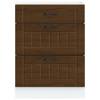 Köksinredning Underskåp Lucca Brun ek