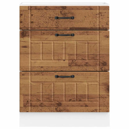 Köksinredning Underskåp Lucca Åldrat Trä