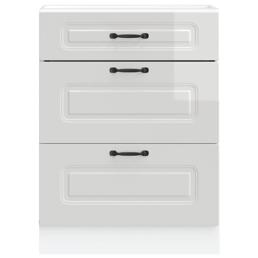 Köksinredning Underskåp Kalmar Högglans Vit